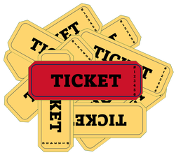 Image of a bunch of raffle tickets. Courtesy Rebecca Fleisch Cordeiro